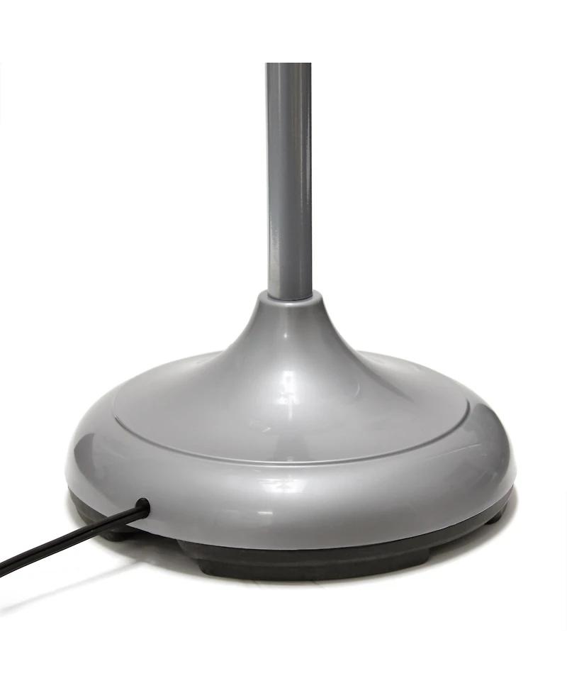 Simple Designs 5 Light Adjustable Gooseneck Floor Lamp with Shades