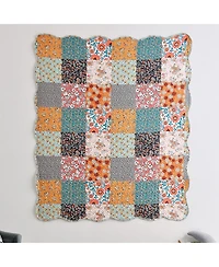 Greenland Home Fashions Carlie Calico Throw, 50" x 60"