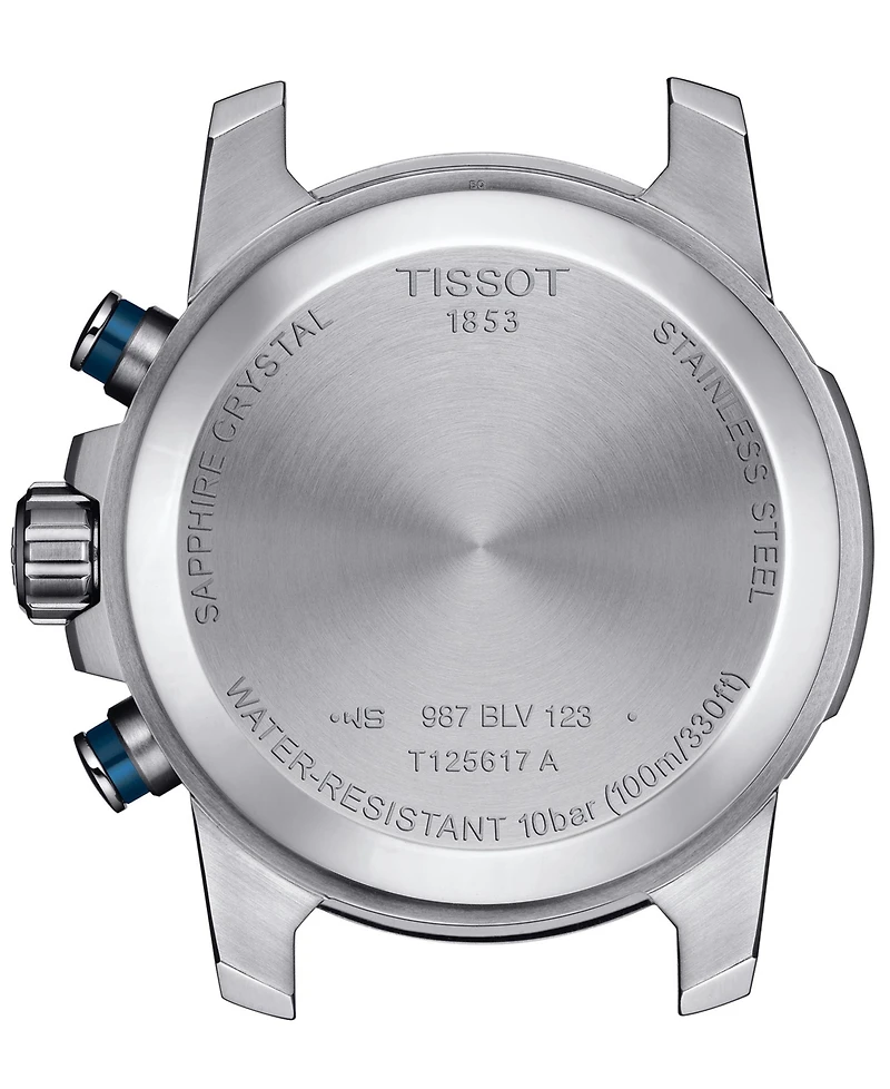 Tissot Men's Swiss Chronograph Supersport Stainless Steel Bracelet Watch 46mm