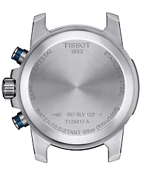 Tissot Men's Swiss Chronograph Supersport Stainless Steel Bracelet Watch 46mm