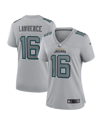 Women's Nike Trevor Lawrence Gray Jacksonville Jaguars Atmosphere Fashion Game Jersey