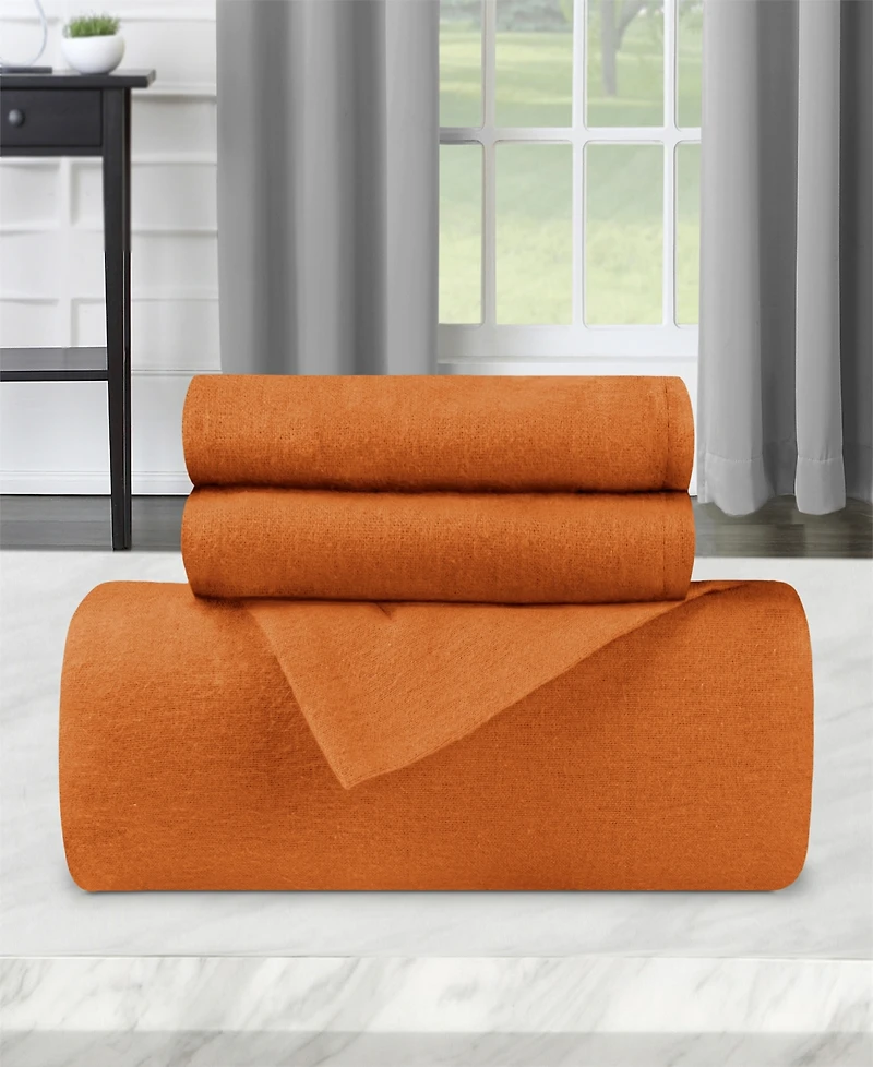 Superior Solid 3-Piece Duvet Cover Set, Full/Queen