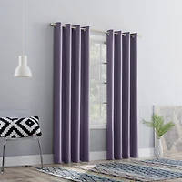 Grant Modern Glam Semi-Sheer Grommet Curtain Panel