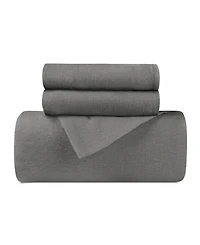 Superior Solid 3-Piece Duvet Cover Set, King
