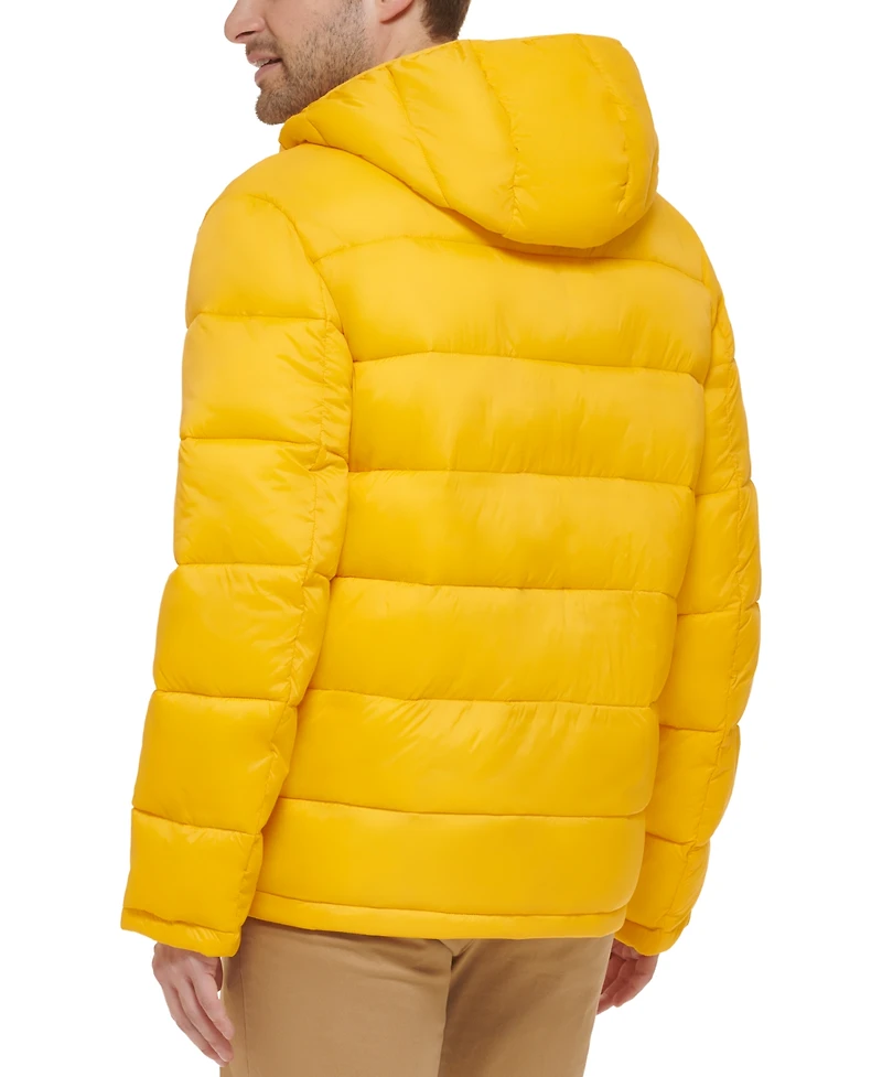 Cole Haan Men's Lightweight Hooded Puffer Jacket