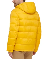 Cole Haan Men's Lightweight Hooded Puffer Jacket