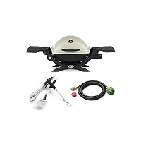 Weber Q1200 Liquid Propane Grill Titanium Classic