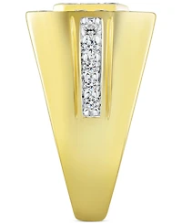 Grown With Love Men's Lab Grown Diamond Cluster Ring (1-1/2 ct. t.w.) in 10k Gold