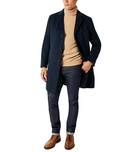 Kenneth Cole Reaction Men's Single-Breasted Classic Fit Overcoat