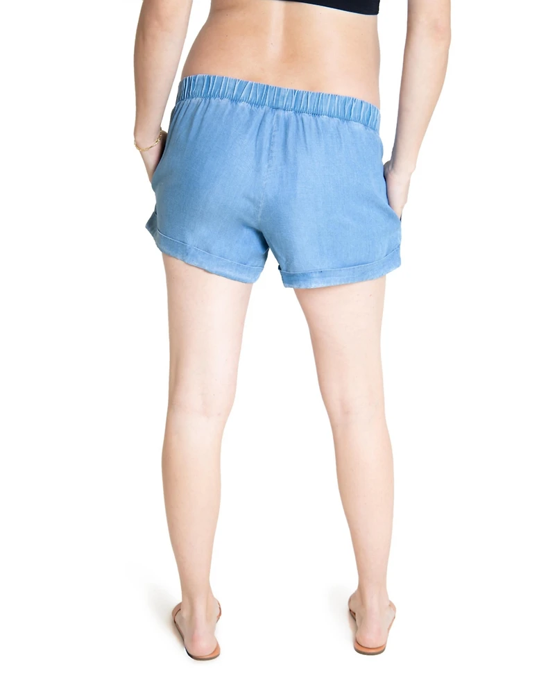 Ingrid + Isabel Maternity Elastic Waist Shorts