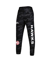 Men's New Era Black, Camo Atlanta Hawks Tonal Joggers