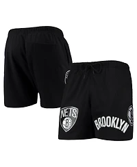 Men's Pro Standard Black Brooklyn Nets Mesh Capsule Shorts