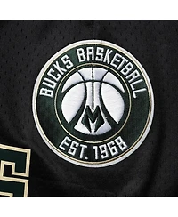 Men's Pro Standard Black Milwaukee Bucks Mesh Capsule Shorts