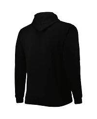Men's Black Orlando Magic Big and Tall Heart Soul Pullover Hoodie