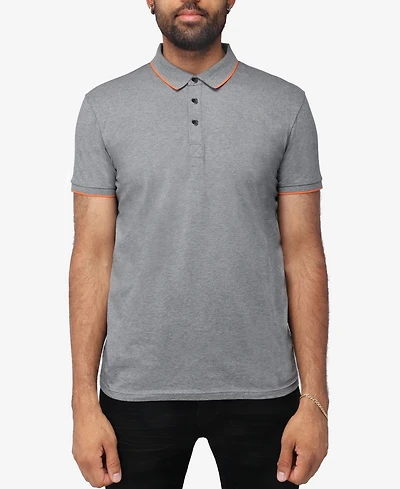 X-Ray Men's Basic Comfort Tipped Polo Shirt