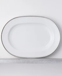 Noritake Whiteridge Platinum Oval Platter