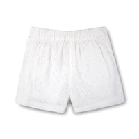 Hope & Henry Baby Girls Button Front Skort