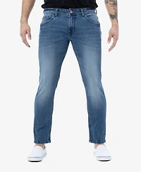 X-Ray Men's Rawx Contrast Neon Stitch Flex Jeans