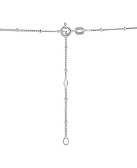 Lab-Grown Sapphire (1-5/8 ct. t.w.) & Lab-Grown White Sapphire (1/6 ct. t.w.) Halo Pendant Necklace in Sterling Silver, 16" + 2" extender