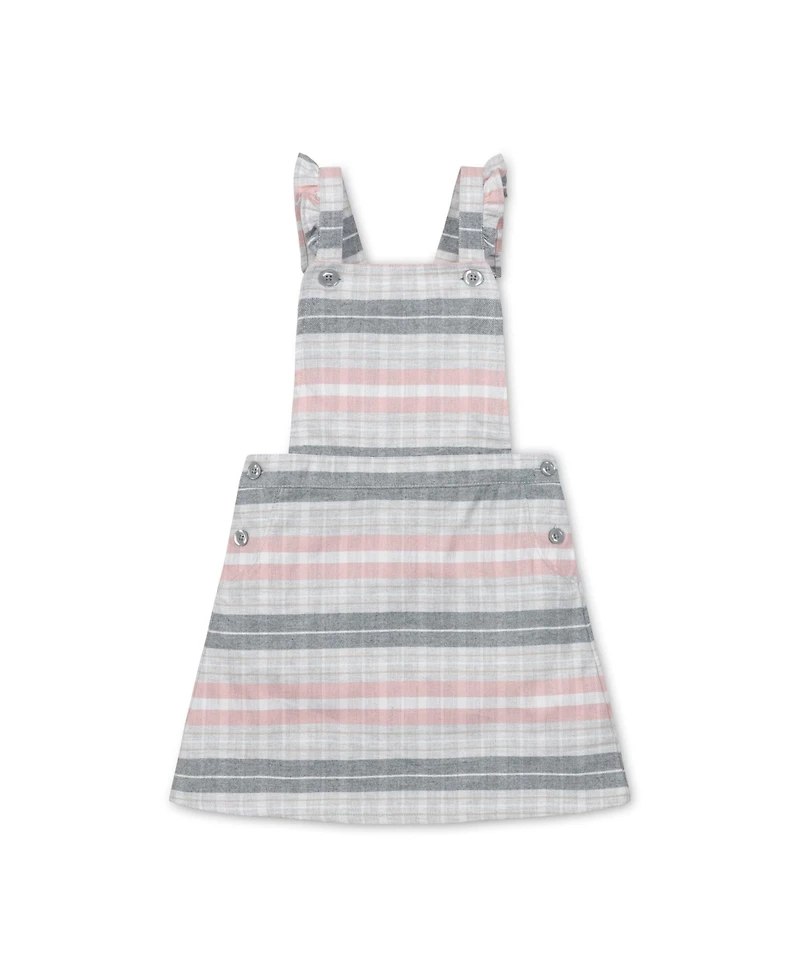 Hope & Henry Little Girls Organic Cotton Sleeveless Ruffle Strap Skirtall