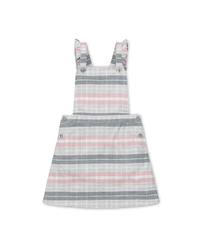 Hope & Henry Little Girls Organic Cotton Sleeveless Ruffle Strap Skirtall