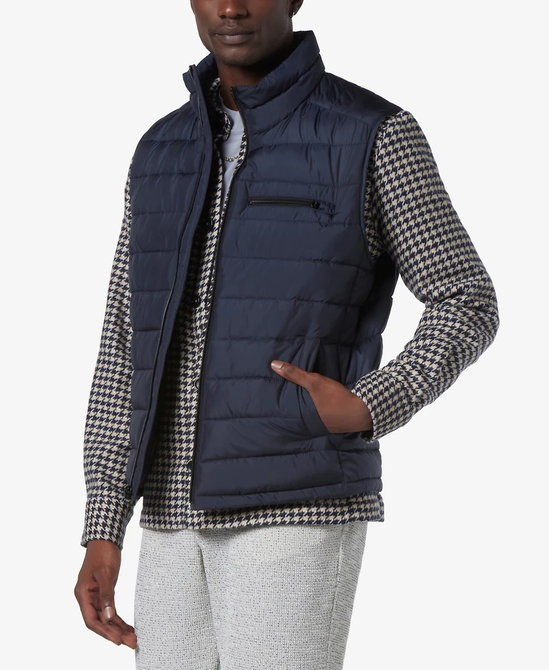 Marc New York Men's Gershwin Channel Quilt Packable Vest