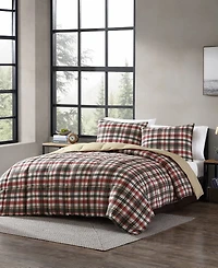 Eddie Bauer Astoria Microsuede Reversible Comforter Set, King
