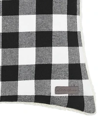 Eddie Bauer Cabin Plaid Cotton Yarn Dyed Flannel Pillow and Throw Set