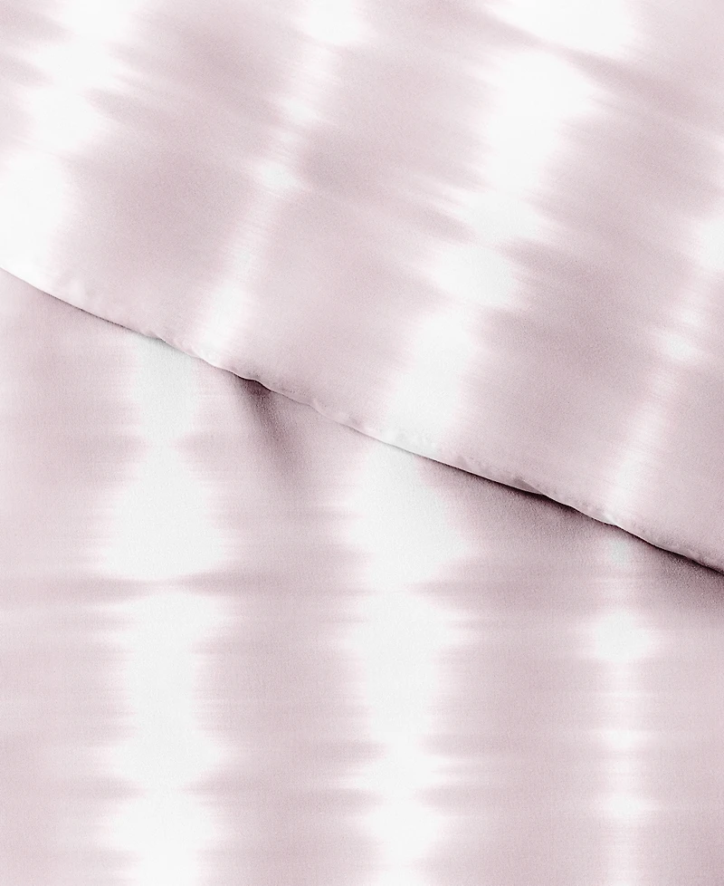 Kaycie Gray Linear Tie Dye 3-Pc. Duvet Cover Set