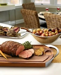 Nambe Wood Metal Serveware Collection