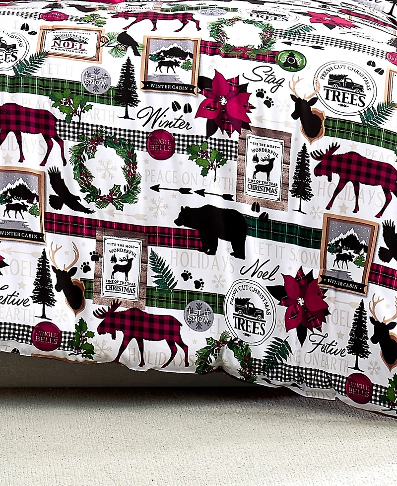 Southshore Fine Linens Merry Town Christmas Reversible 6-Pc. Comforter Set