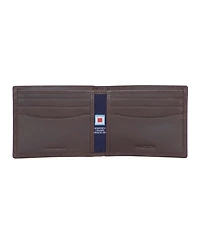 Nautica Men's Credit Card Bifold Leather Wallet