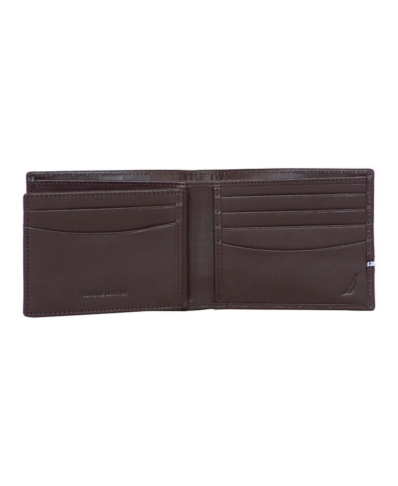 Nautica Men's Bifold Leather Wallet