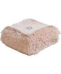 BCBgeneration Shaggy Reversible to Plush Throw, 50" x 70", Exclusively at Macy's