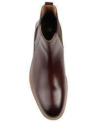 Thomas & Vine Men's Corbin Wide Width Plain Toe Chelsea Boot
