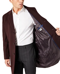 Kenneth Cole Reaction Men's Single-Breasted Classic Fit Overcoat