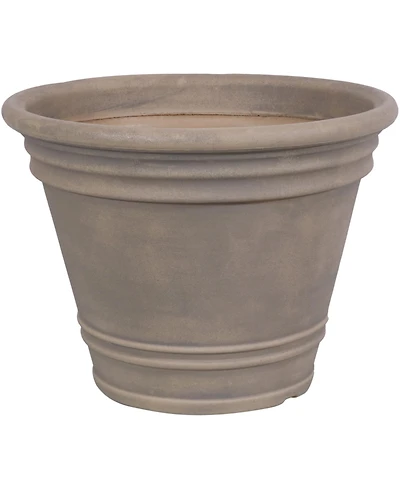 Franklin 20" Outdoor Plant Pot - Uv-Resistant Polyresin Flowerpot for Indoor or Outdoor Use