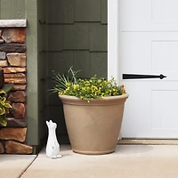 Indoor/Outdoor Patio, Garden, or Porch Weather-Resistant Double-Walled Anjelica Flower Pot Planter - 24"