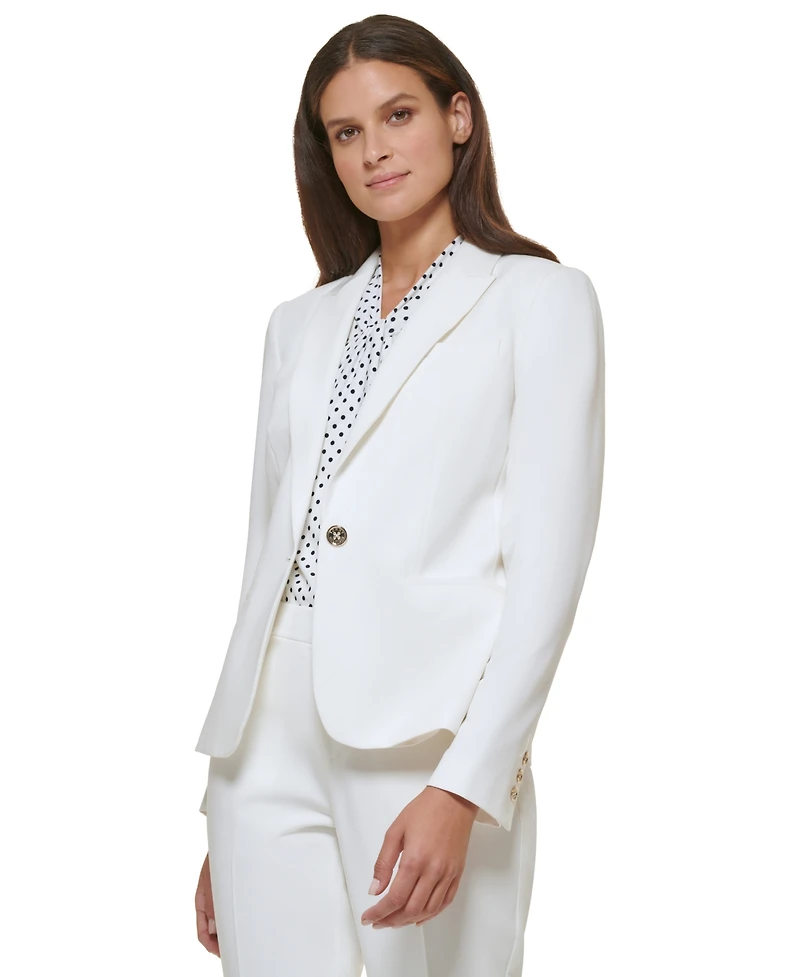 Tommy Hilfiger Women's One-Button Blazer