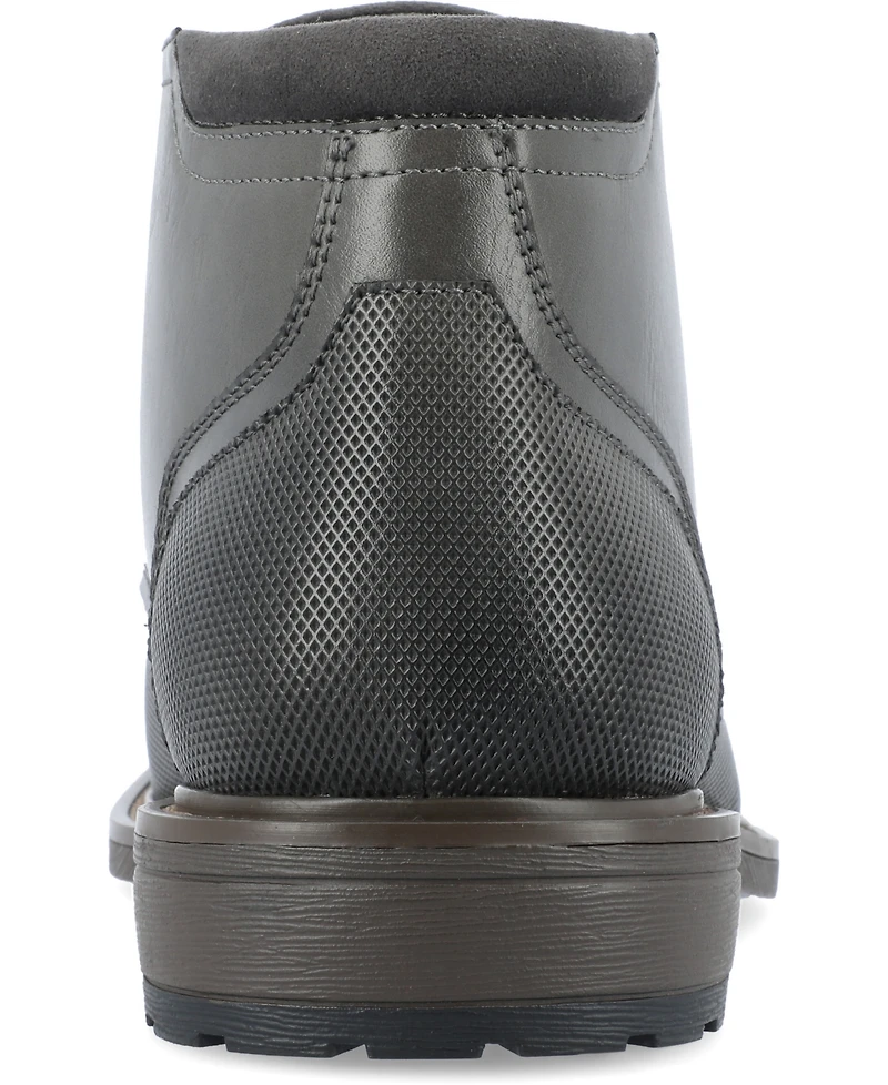 Vance Co. Men's Vaughn Tru Comfort Foam Lace-Up Round Toe Chukka Boot