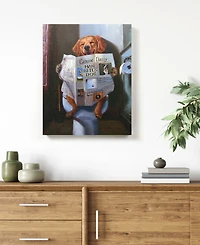 Empire Art Direct 'Dog Gone Funny' Graphic Art Print On Wrapped Canvas Wall Art, 20" x 16"