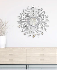 Empire Art Direct 'Milkyway I' Bling Round Wall Mirror, 36" x 36"