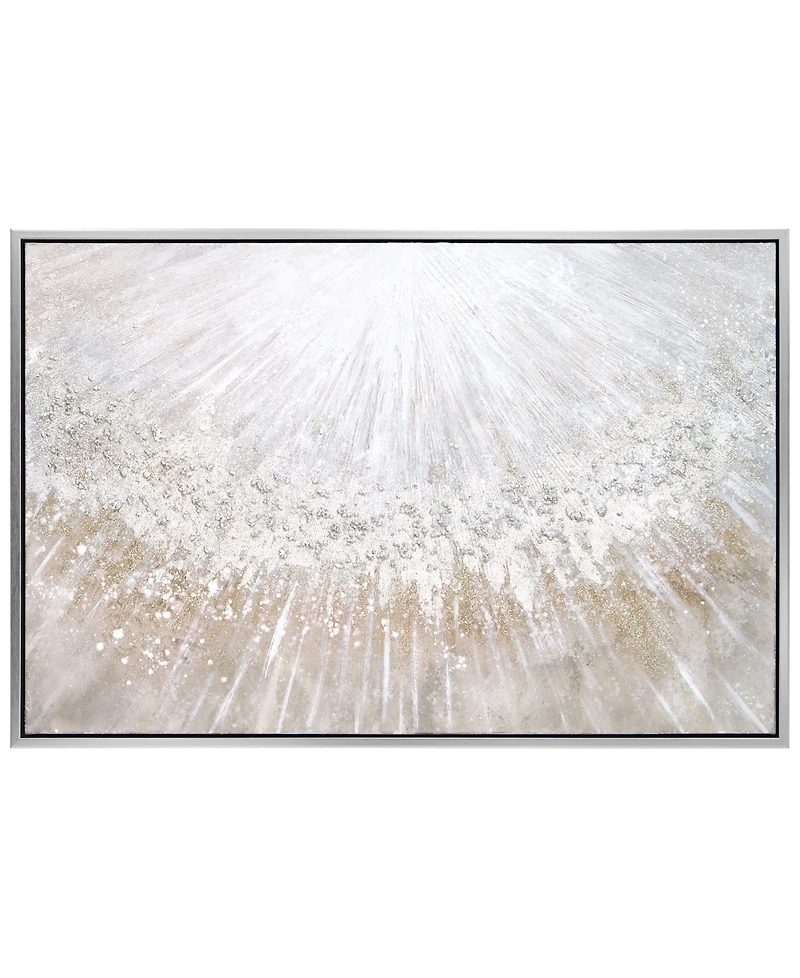 Empire Art Direct Pellets Textured Glitter Hand Painted Canvas Wall Art, 32" x 48"