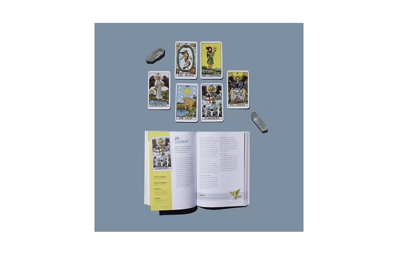 Guided Tarot Box Set: Illustrated Book & Rider Waite Smith Tarot Deck by Stefanie Caponi