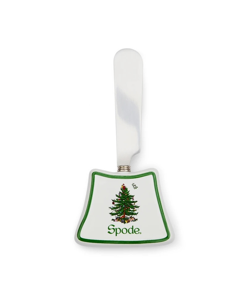 Spode Christmas Tree Wooden Cheese Board & Spreader