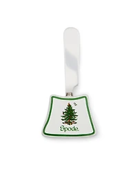 Spode Christmas Tree Wooden Cheese Board & Spreader