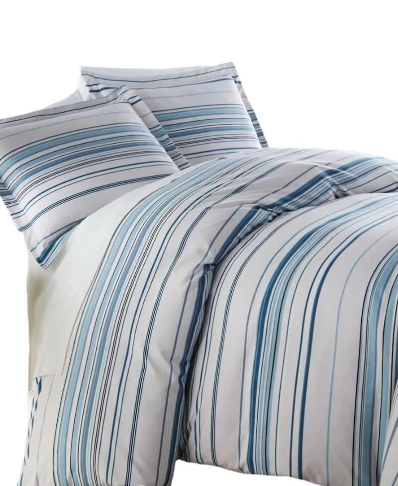 Southshore Fine Linens Stripe 3-Pc. Comforter Set