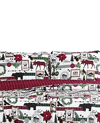 Southshore Fine Linens Merry Town Christmas Reversible 6-Pc. Comforter Set