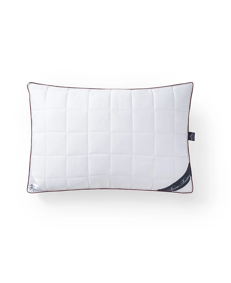 Brooks Brothers 100% Cotton Filled Pillow, Standard/Queen