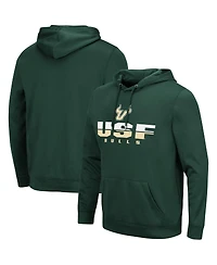 Men's Colosseum Green South Florida Bulls Lantern Pullover Hoodie